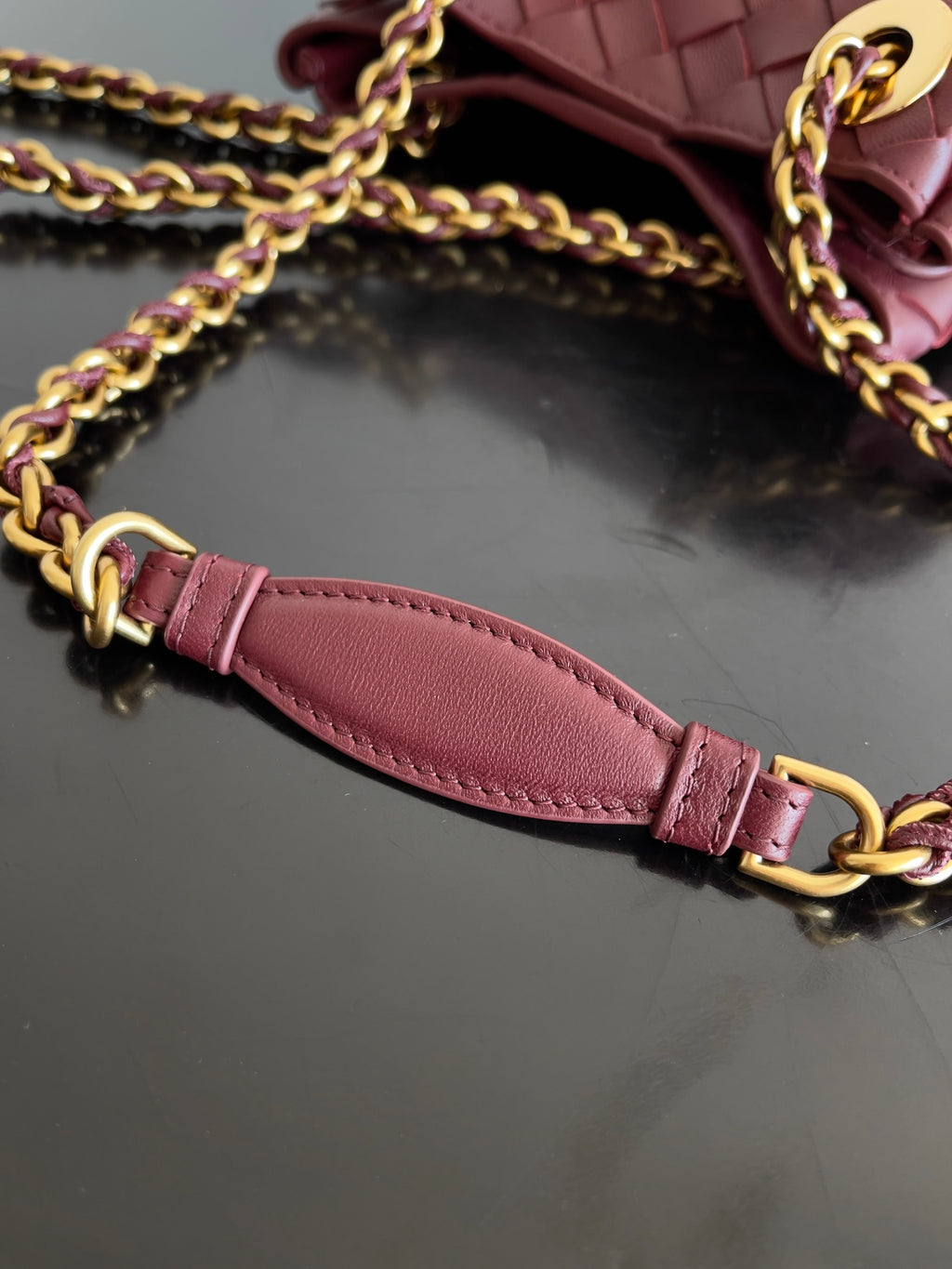 Bottega Veneta 817175 Red Chain Bag - detail image 4