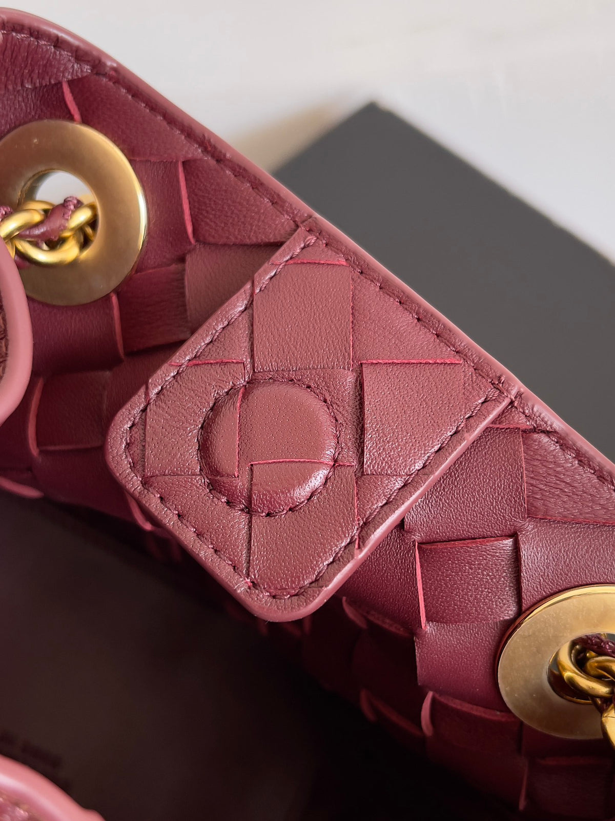 Bottega Veneta 817175 Red Chain Bag - detail image 6