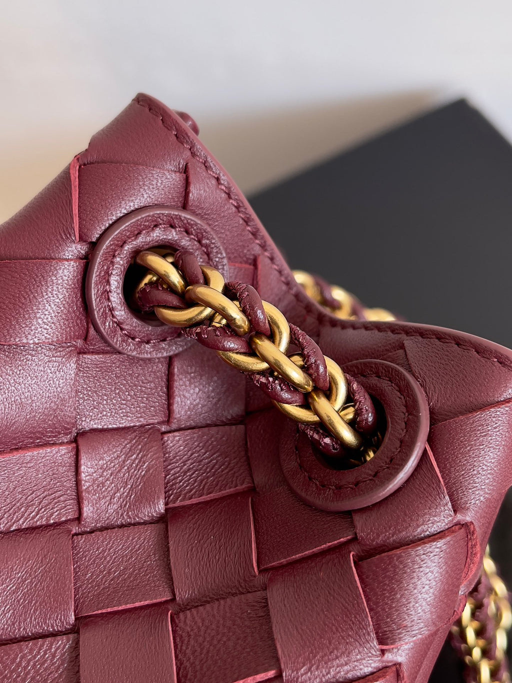 Bottega Veneta 817175 Red Chain Bag - detail image 8
