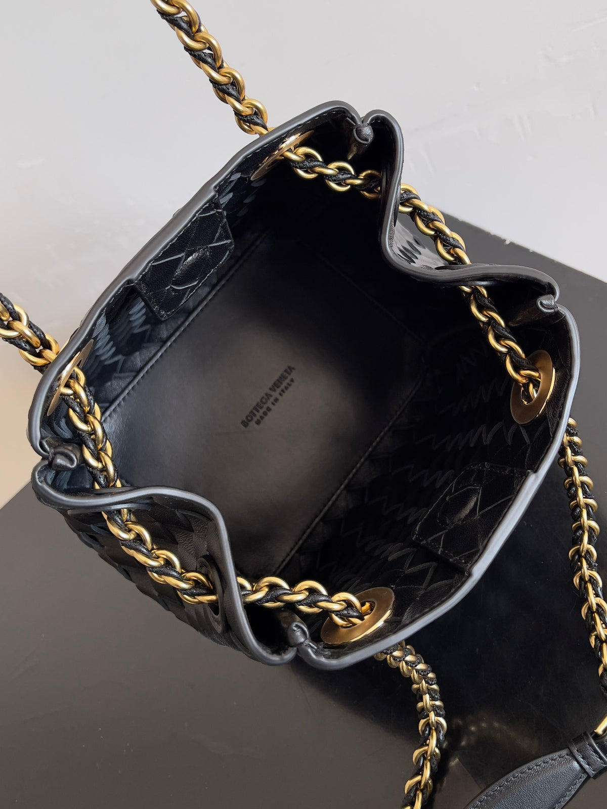 Bottega Veneta 817175 Black Chain Bag - detail image 9