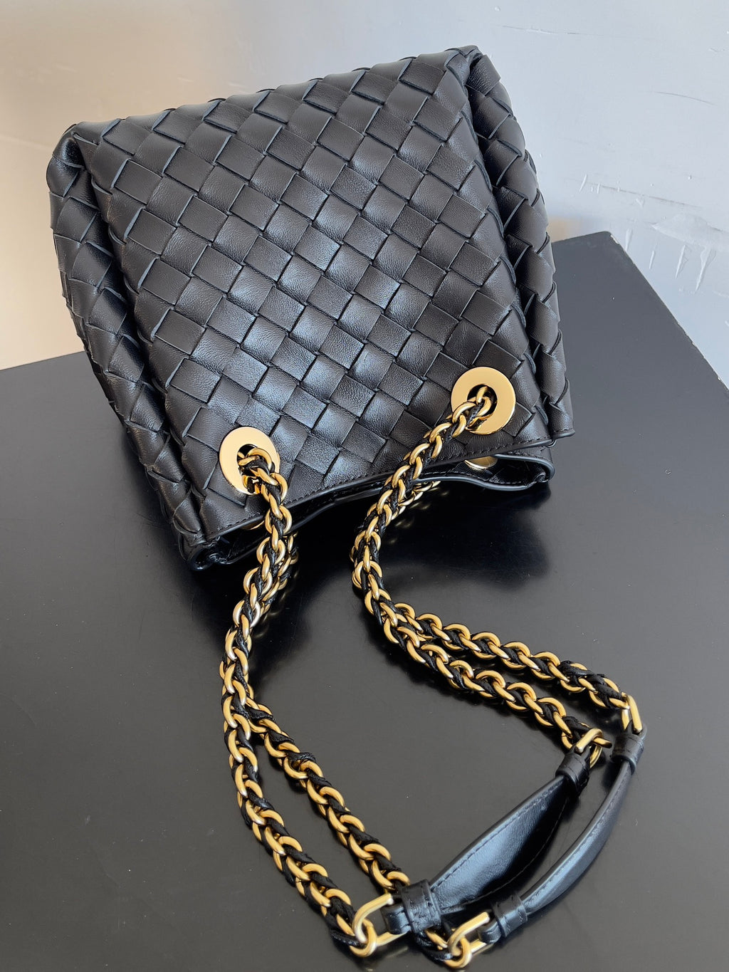 Bottega Veneta 817175 Black Chain Bag - detail image 4