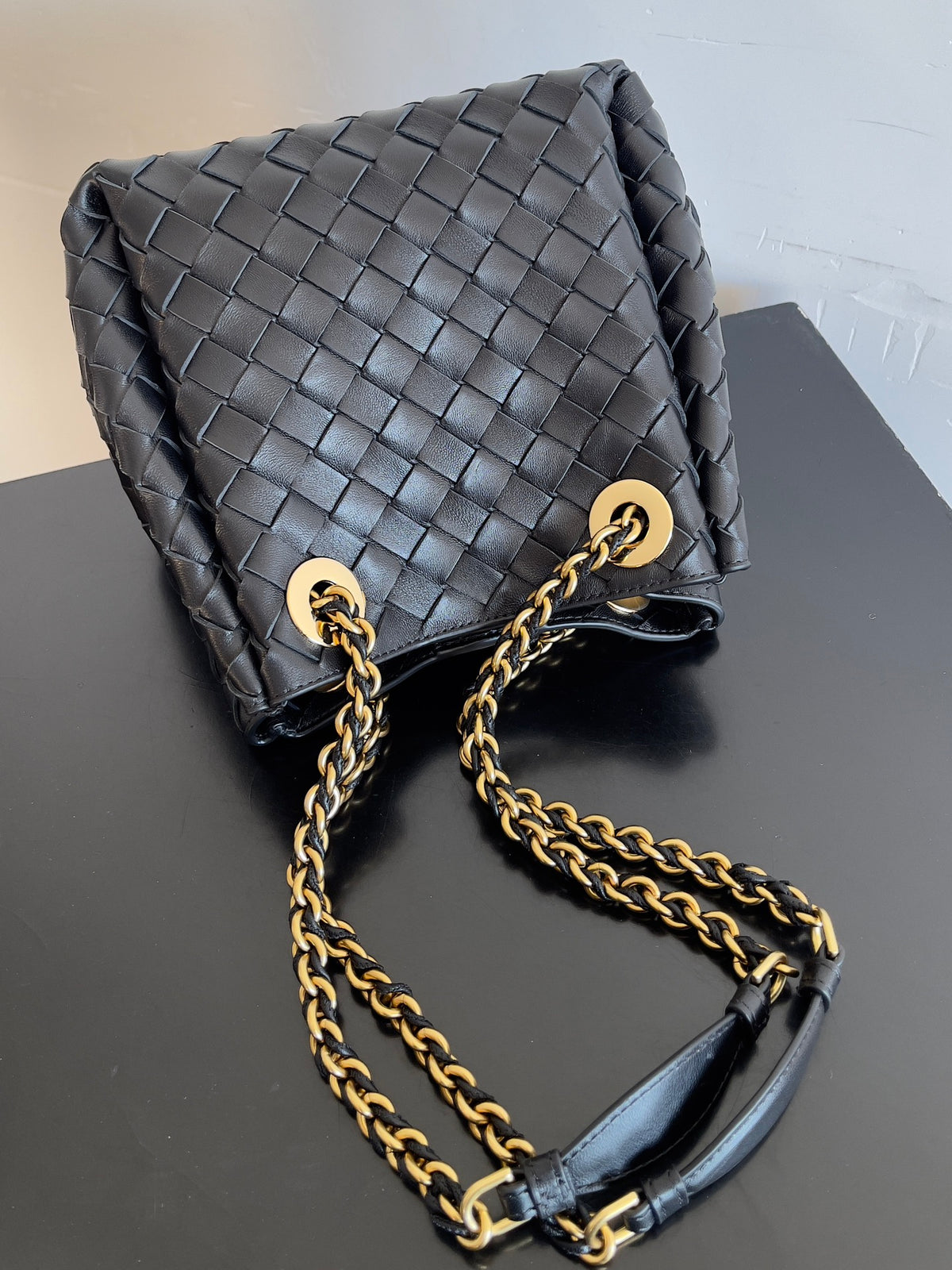 Bottega Veneta 817175 Black Chain Bag - detail image 4