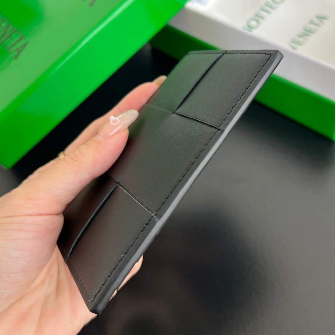 Bottega Veneta Black & Green Card Holder Edition 2 - detail image 6