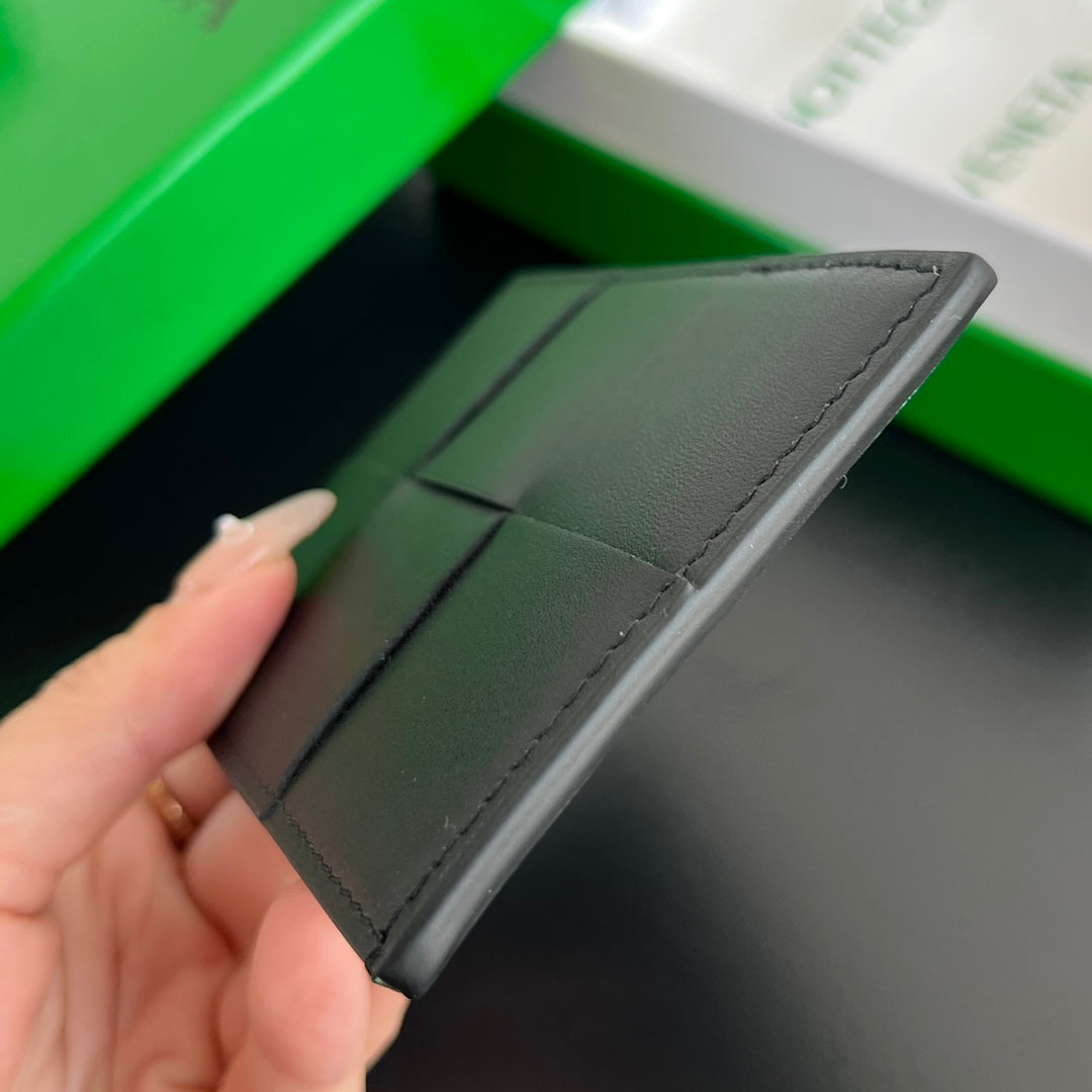 Bottega Veneta Black & Green Card Holder Edition 2 - detail image 4