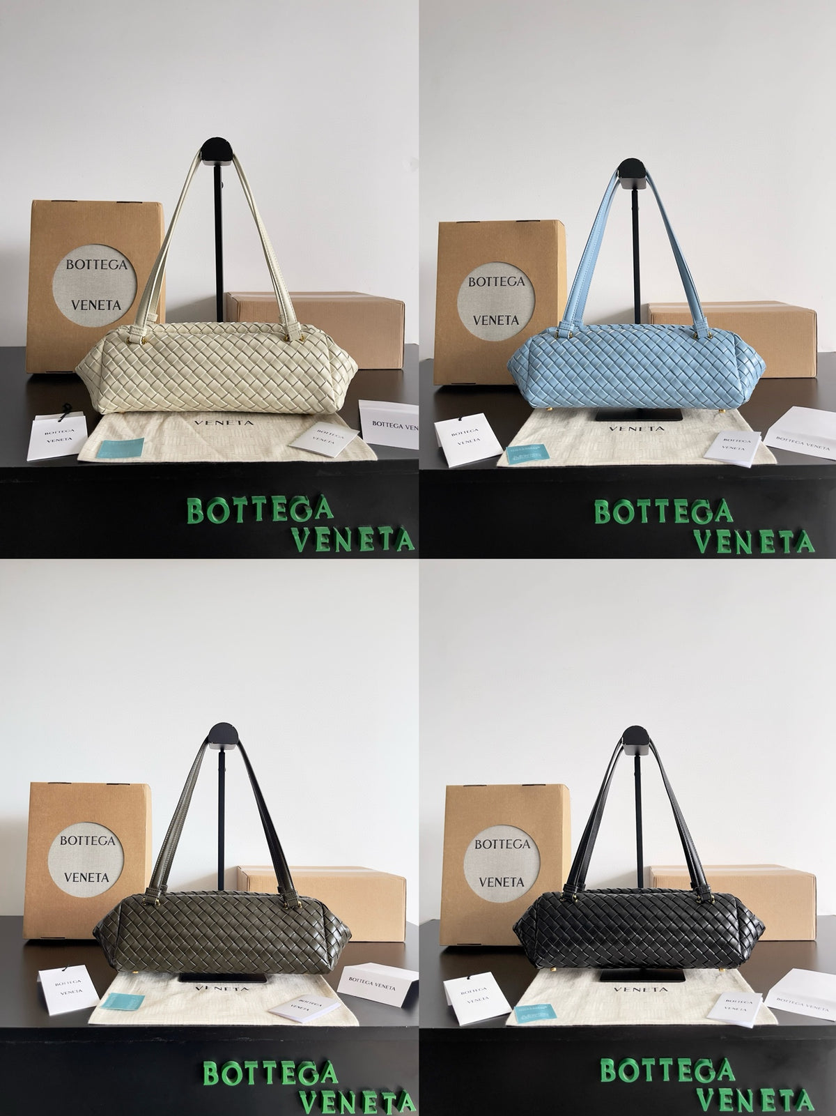 Bottega Veneta Black Designer Handbag Edition 900