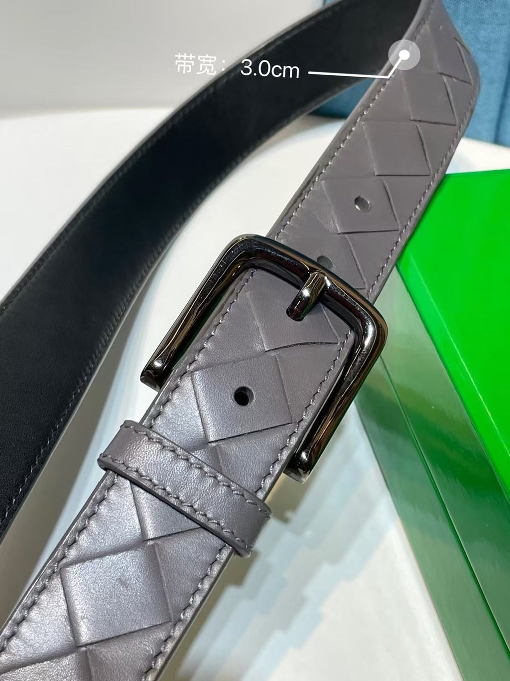 Bottega Veneta 829228V5I518803 Gray Designer Belt - detail image 3