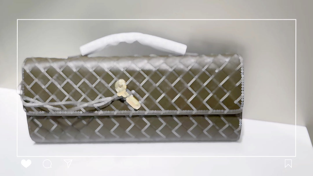 Bottega Veneta Gray Designer Handbag Edition 29