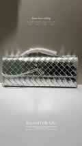 Bottega Veneta Silver Designer Handbag Edition 140