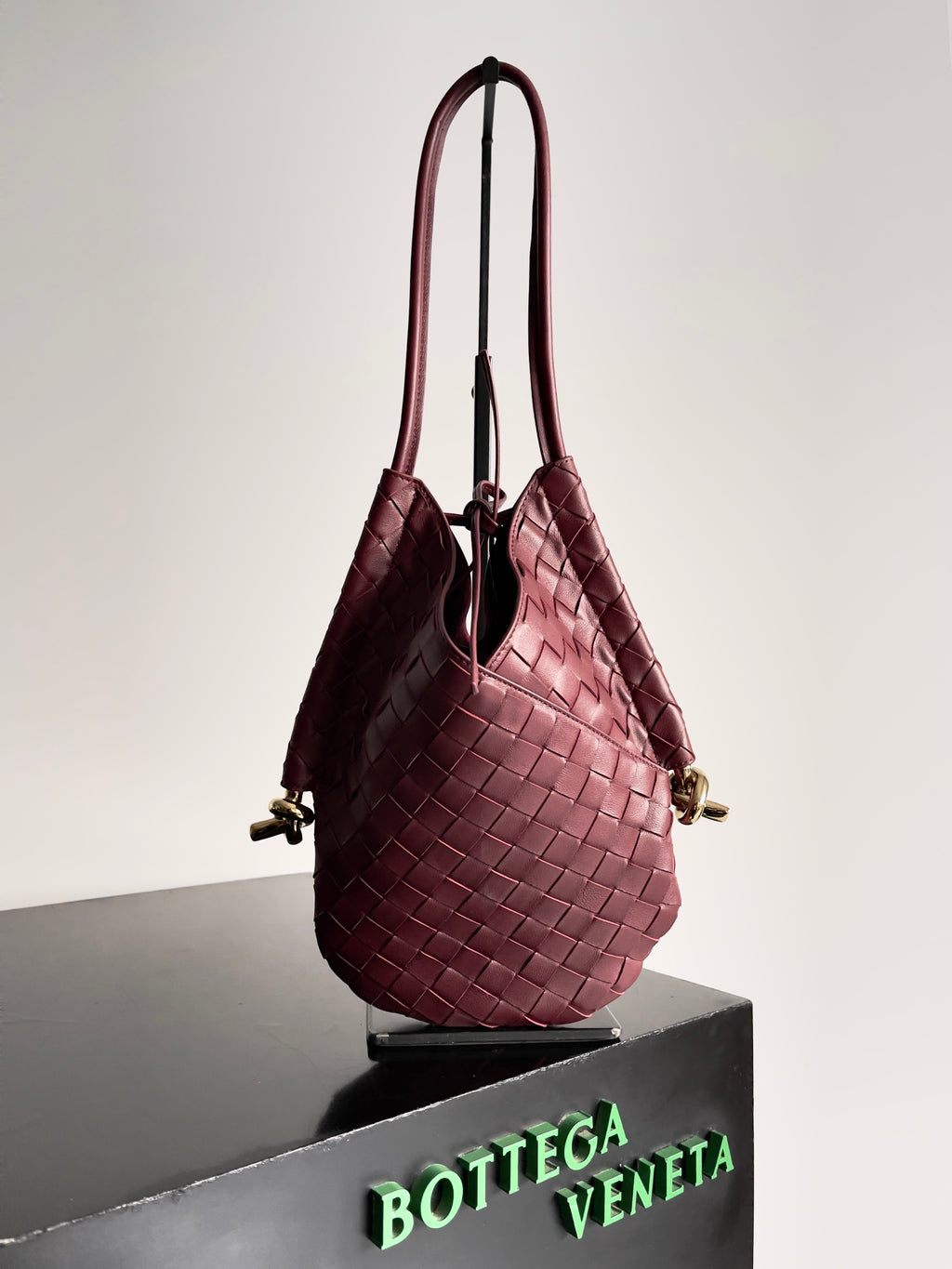 Bottega Veneta 740898 Black & Red Designer Jewelry