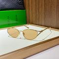 Bottega Veneta BV1330S Brown & Green Designer Sunglasses 57-19-130 mm