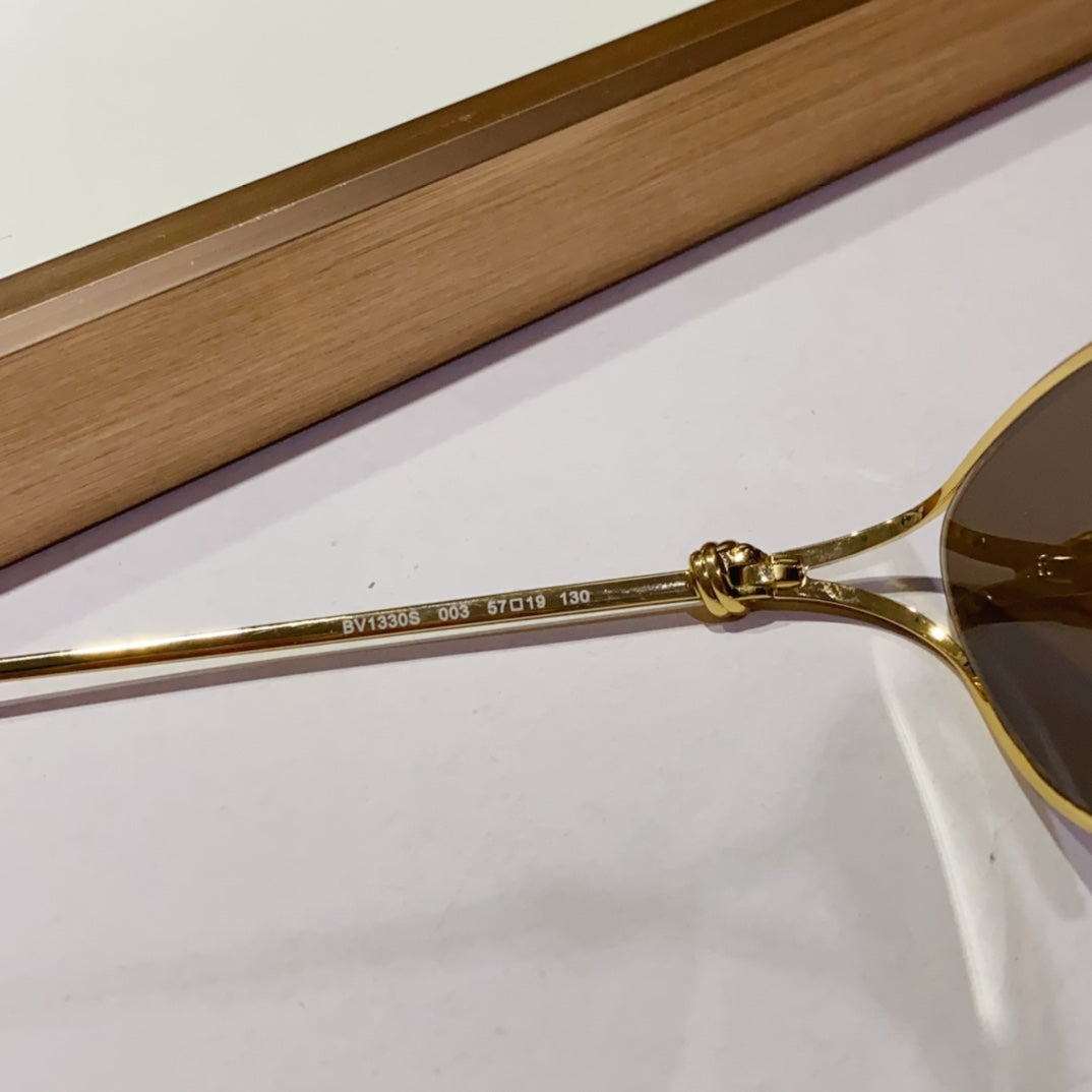 Bottega Veneta BV1330S Brown & Green Designer Sunglasses 57-19-130 mm - detail image 9