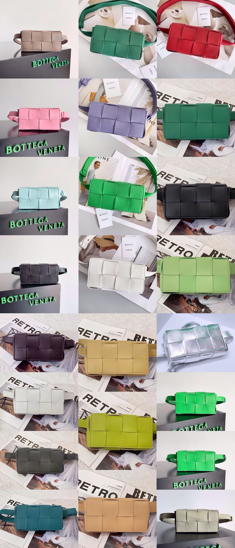 Bottega Veneta Silver Designer Handbag Edition 111