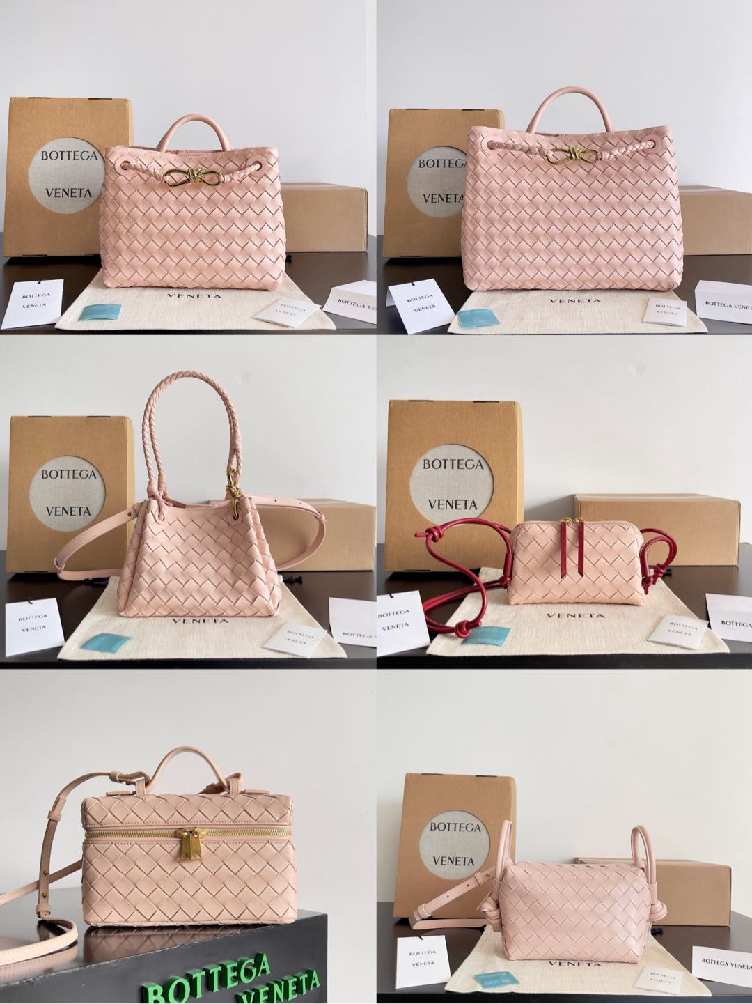 Bottega Veneta Pink Designer Handbag Edition 20