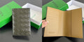 Bottega Veneta Rose Gold & Green Designer Wallet