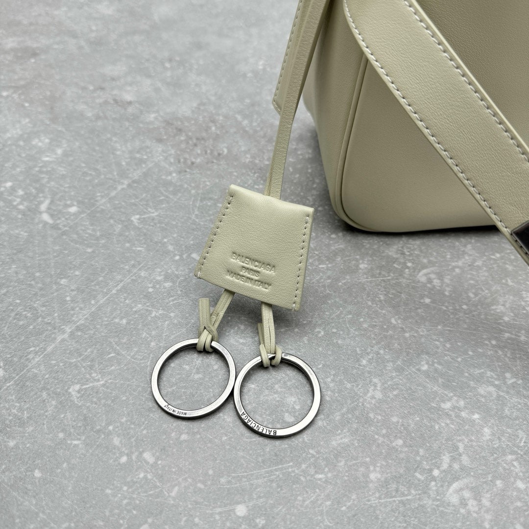 Balenciaga 92876SMALL Silver & Black Designer Handbag - detail image 6