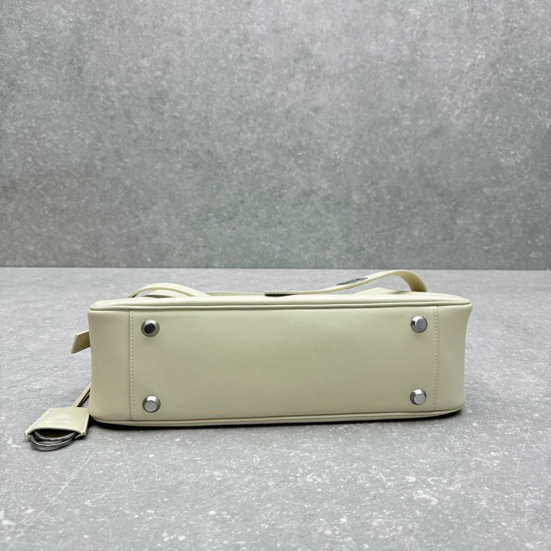 Balenciaga 92876SMALL Silver & Black Designer Handbag - detail image 4
