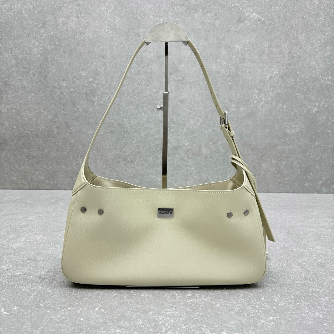 Balenciaga 92876SMALL Silver & Black Designer Handbag - detail image 3