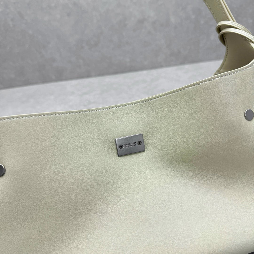 Balenciaga 92876SMALL Silver & Black Designer Handbag - detail image 8