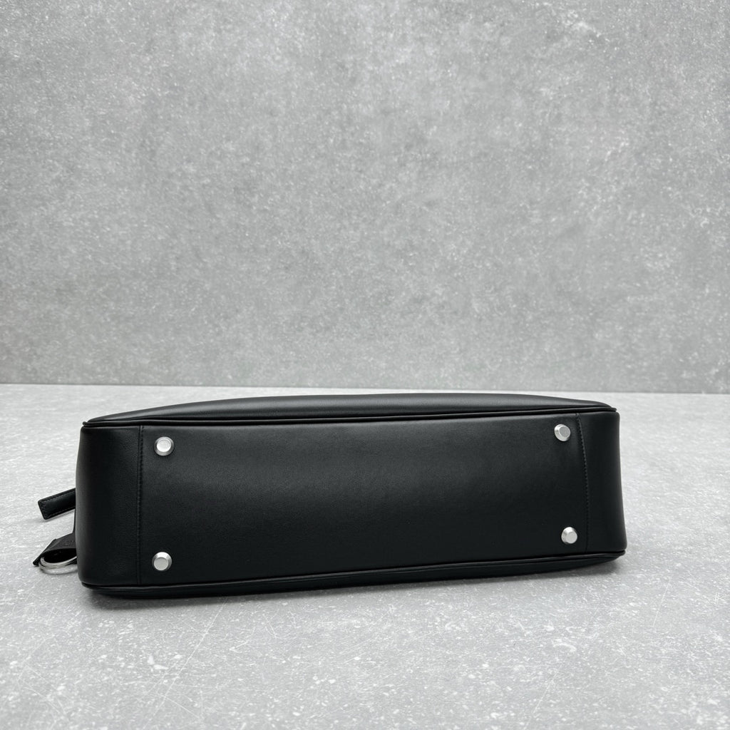 Balenciaga 92876SMALL Black & Silver Designer Handbag - detail image 4