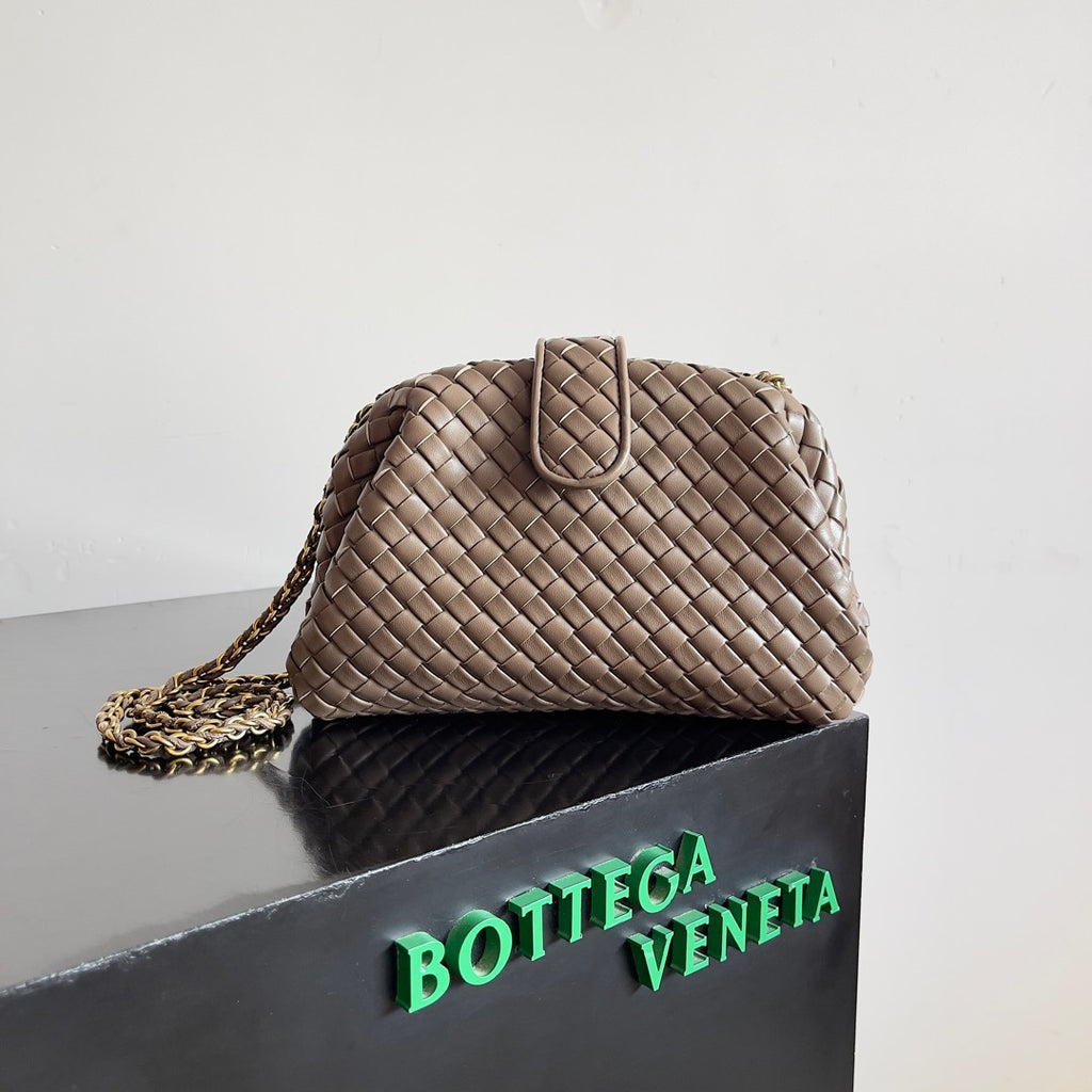 Bottega Veneta 804038 Black & Brown Clutch Bag