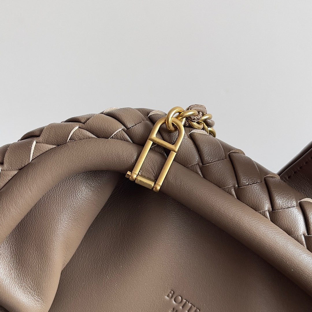 Bottega Veneta 804038 Black & Brown Clutch Bag - detail image 5