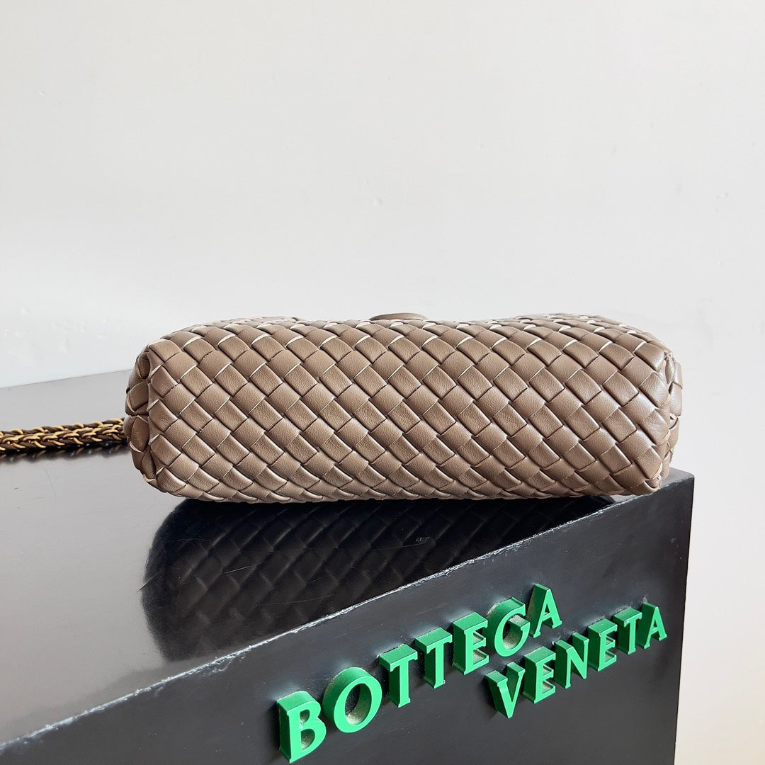 Bottega Veneta 804038 Black & Brown Clutch Bag - detail image 4