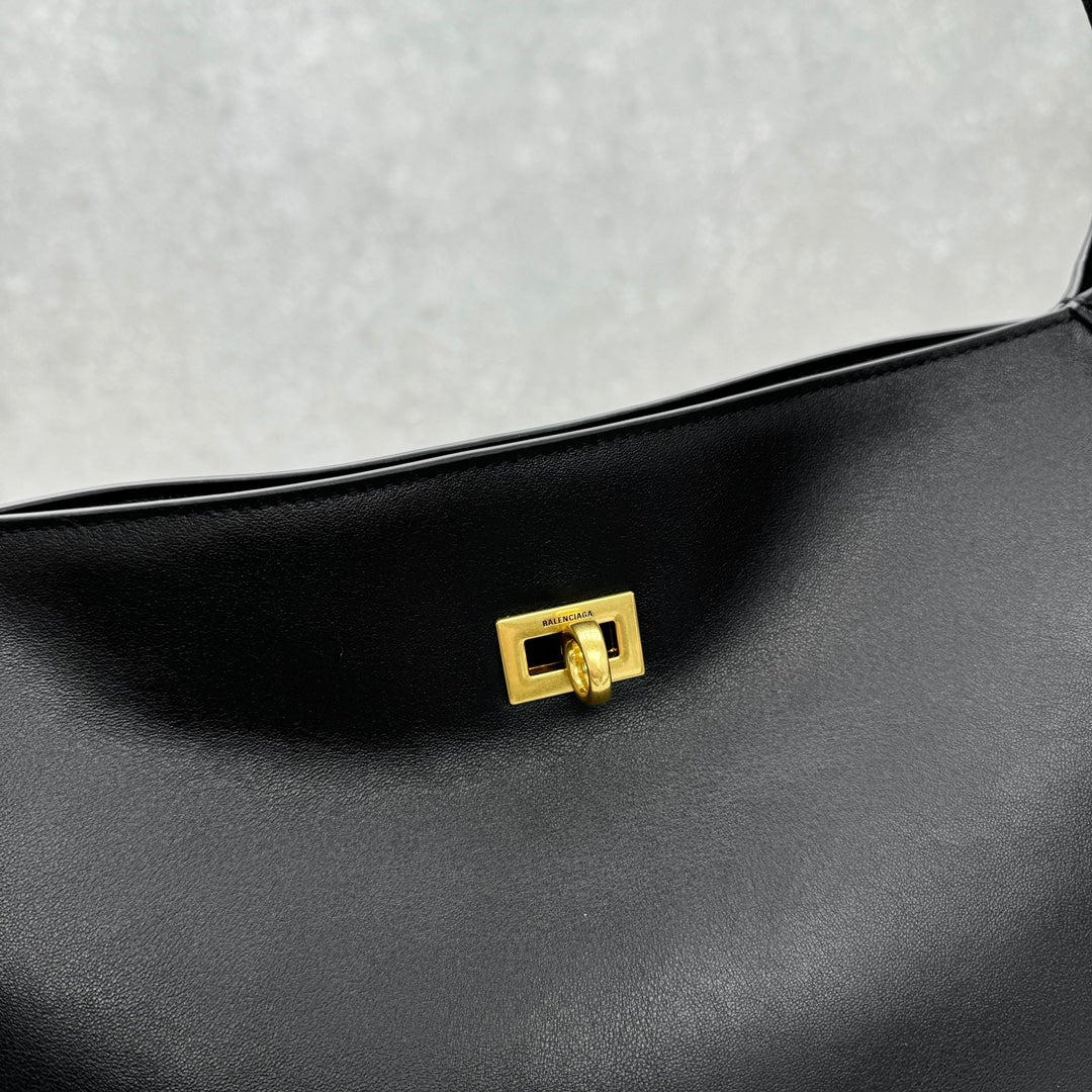 Balenciaga 92881SMALL Black & Red Hobo Bag Edition 2 - detail image 6