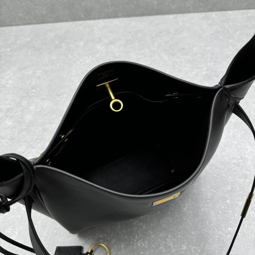 Balenciaga 92881SMALL Black & Red Hobo Bag Edition 2 - detail image 8