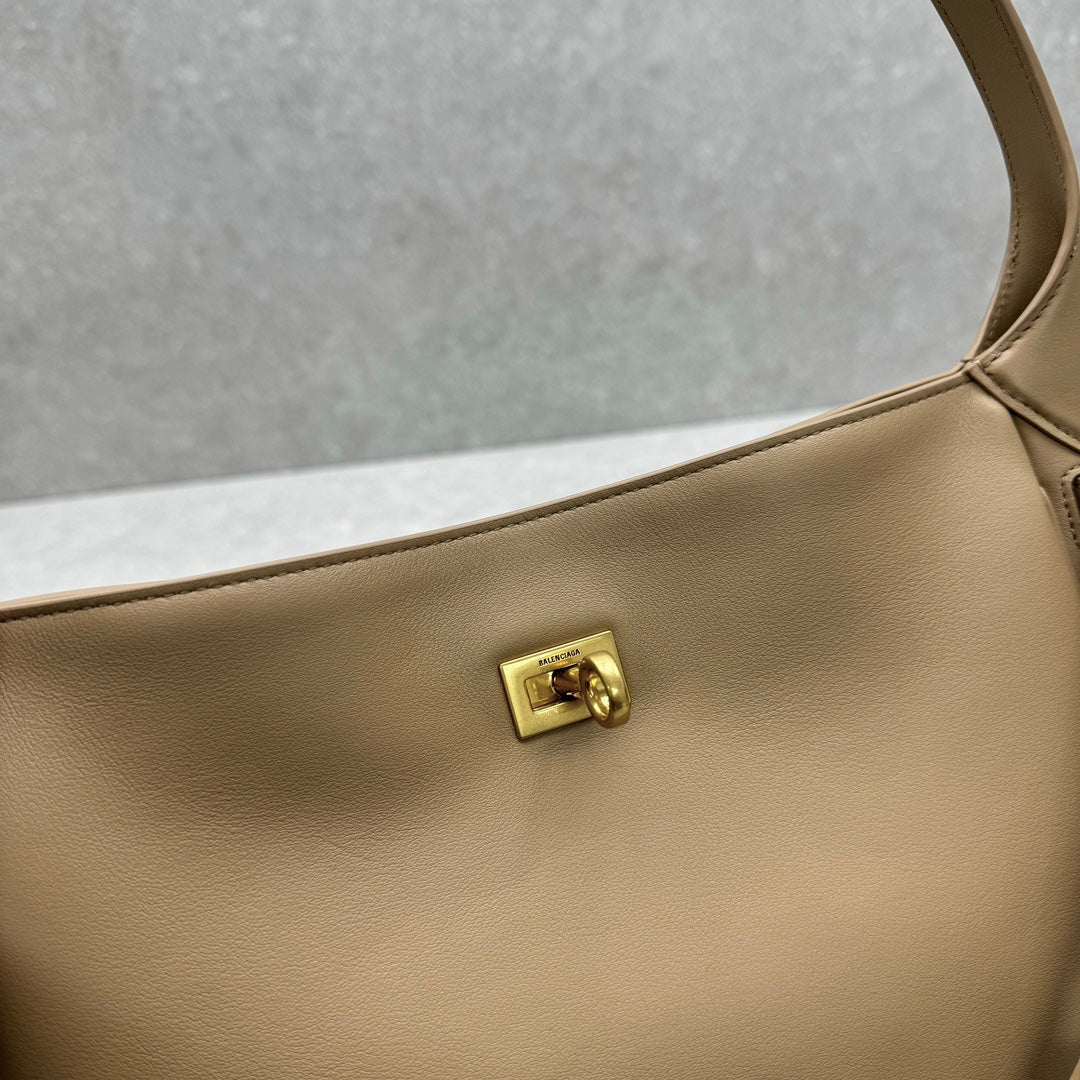 Balenciaga 92881SMALL Black & Red Hobo Bag - detail image 5