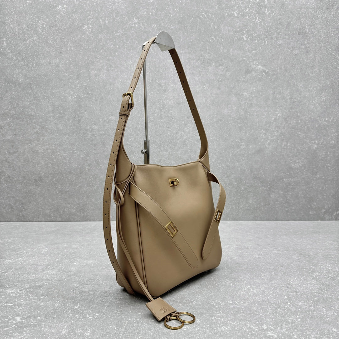 Balenciaga 92881SMALL Black & Red Hobo Bag - detail image 2