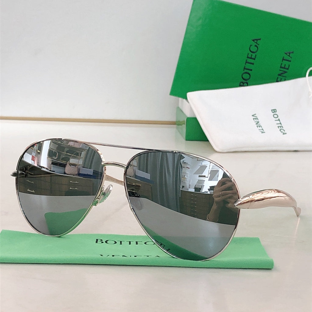 Bottega Veneta BV1305S Green Designer Sunglasses - detail image 8