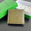 Bottega Veneta Olive Green & Green Designer Wallet