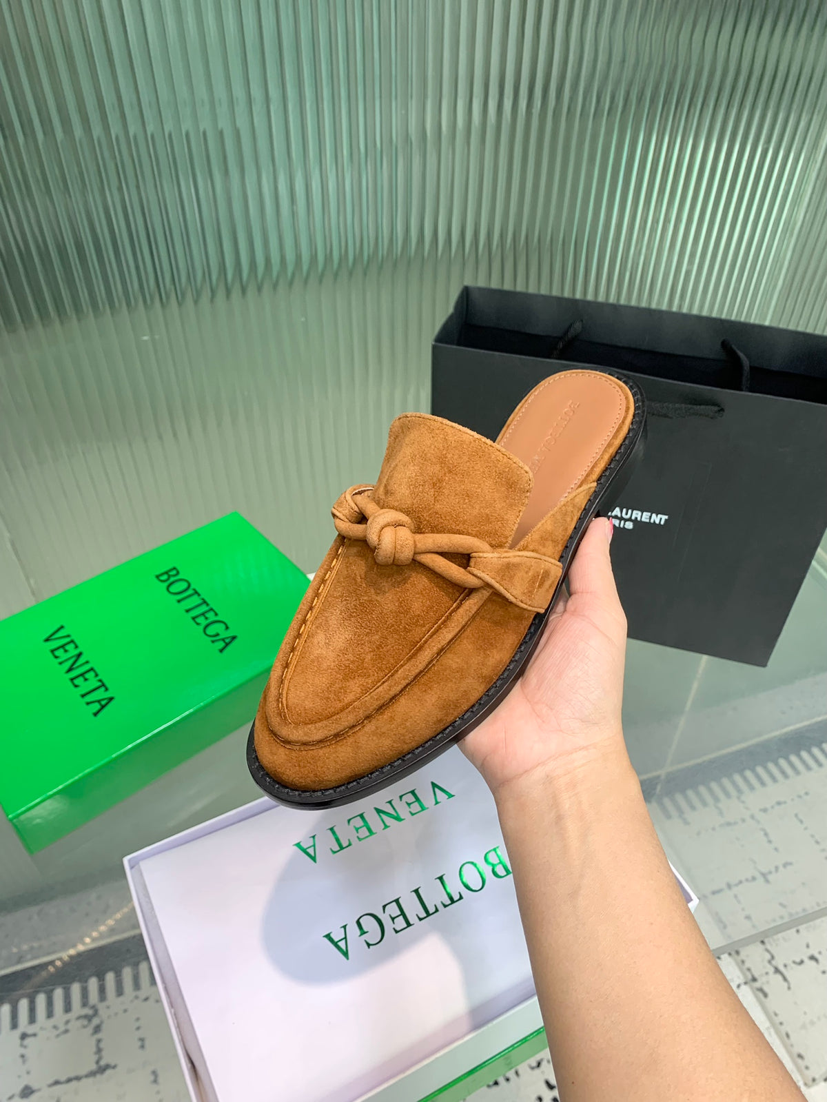 Bottega Veneta 40.41.42 Brown Slides EU 35-42 - detail image 6