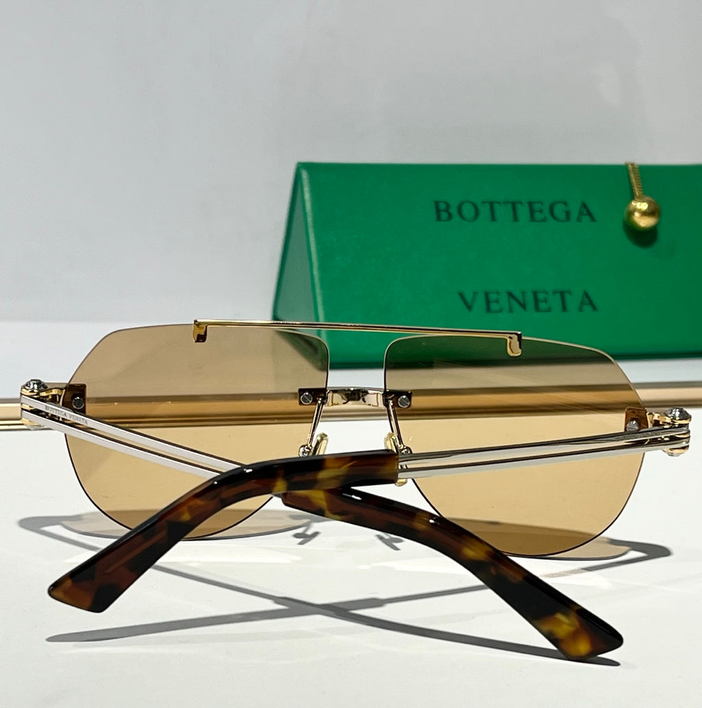 Bottega Veneta BV1342S Green Designer Sunglasses 50-13-145 mm Edition 2 - detail image 8