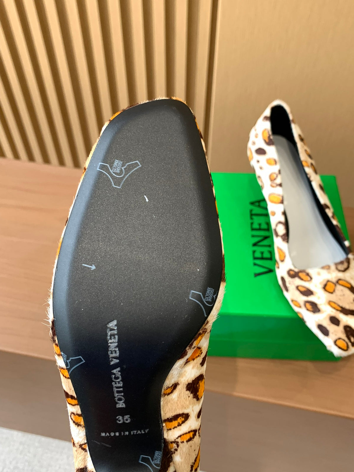 Bottega Veneta Rose Gold & Green Designer Shoes EU 35-39 - detail image 9