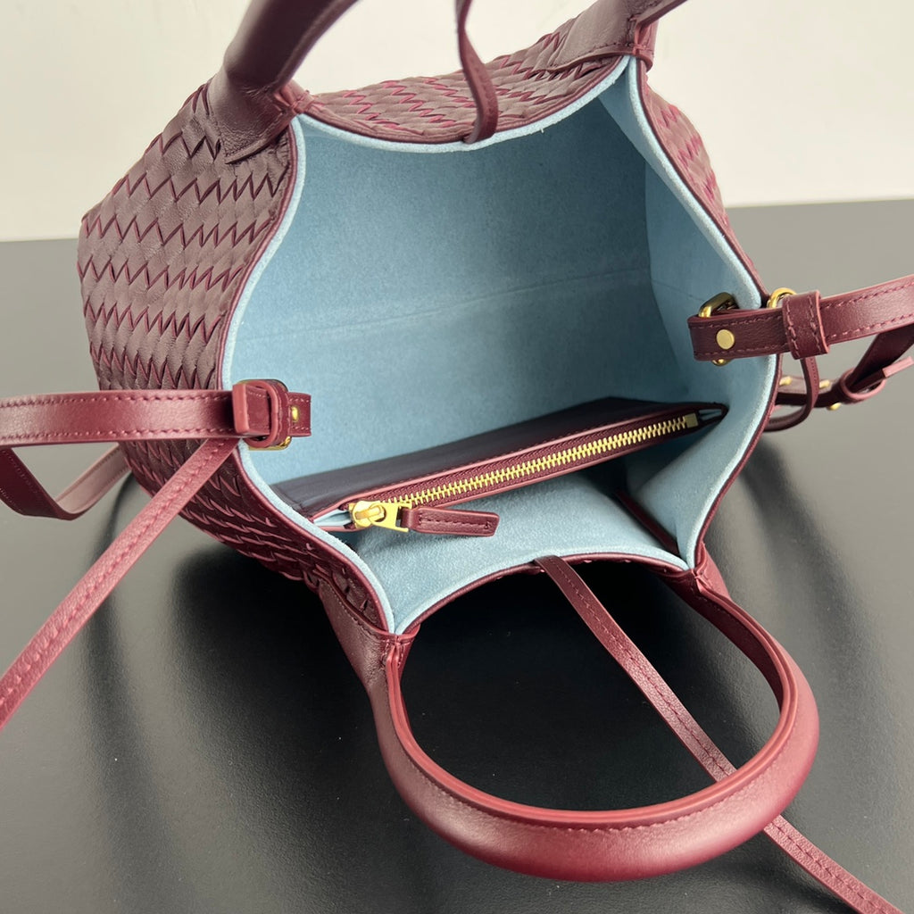 Bottega Veneta 819004PINACOTECA Red Tote Bag - detail image 5