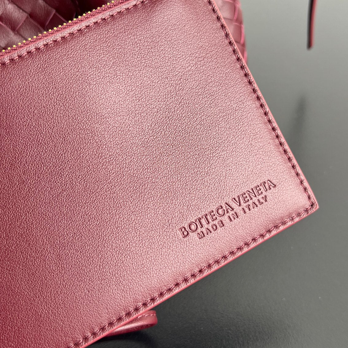 Bottega Veneta 819004PINACOTECA Red Tote Bag - detail image 9