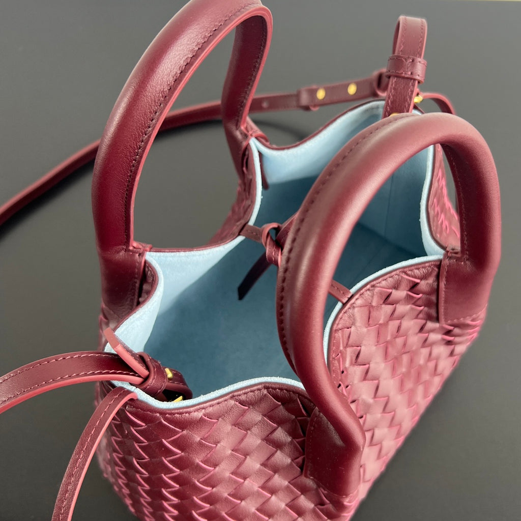 Bottega Veneta 819004PINACOTECA Red Tote Bag - detail image 6