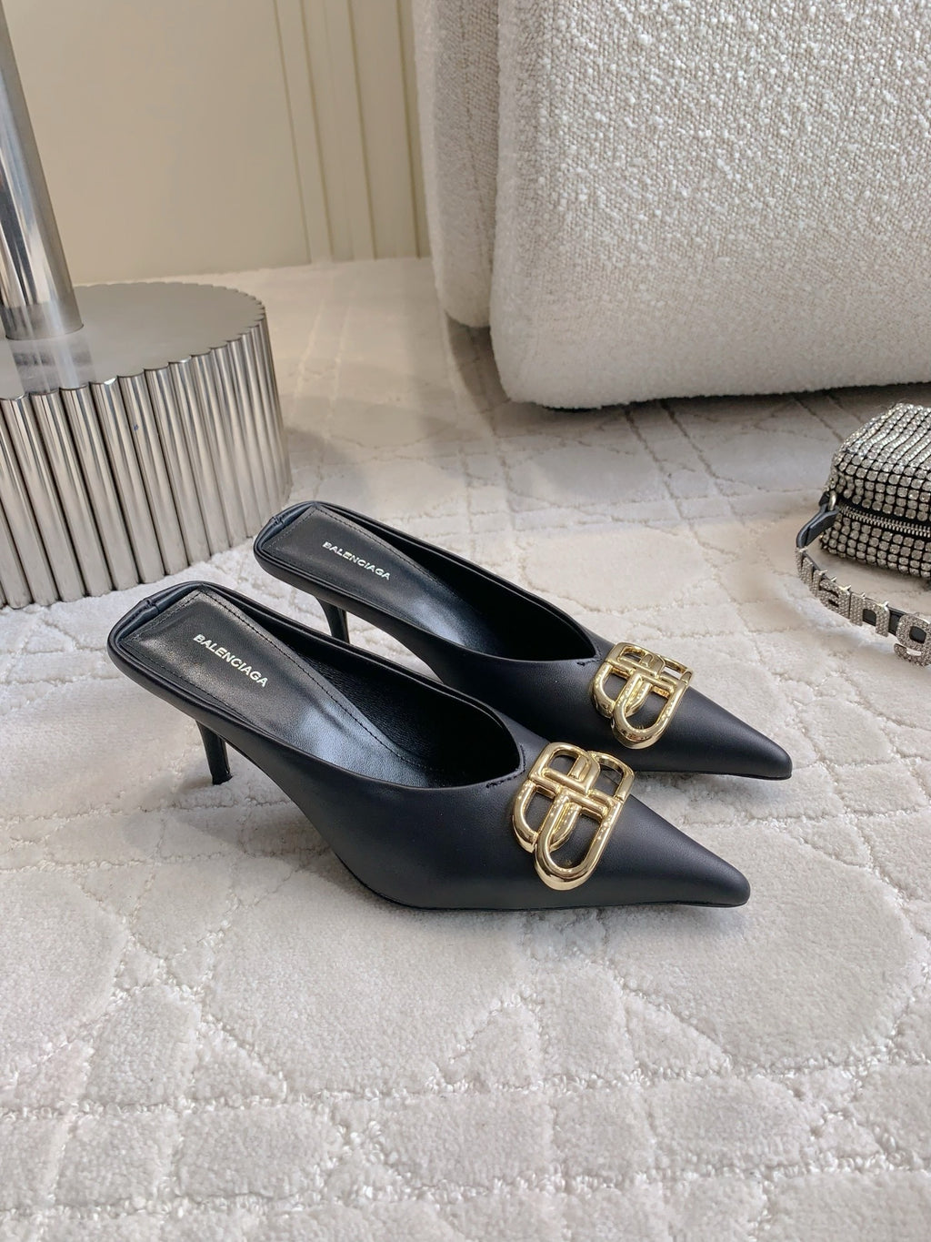 Balenciaga Black Slides EU 35-39 Edition 2 - detail image 3