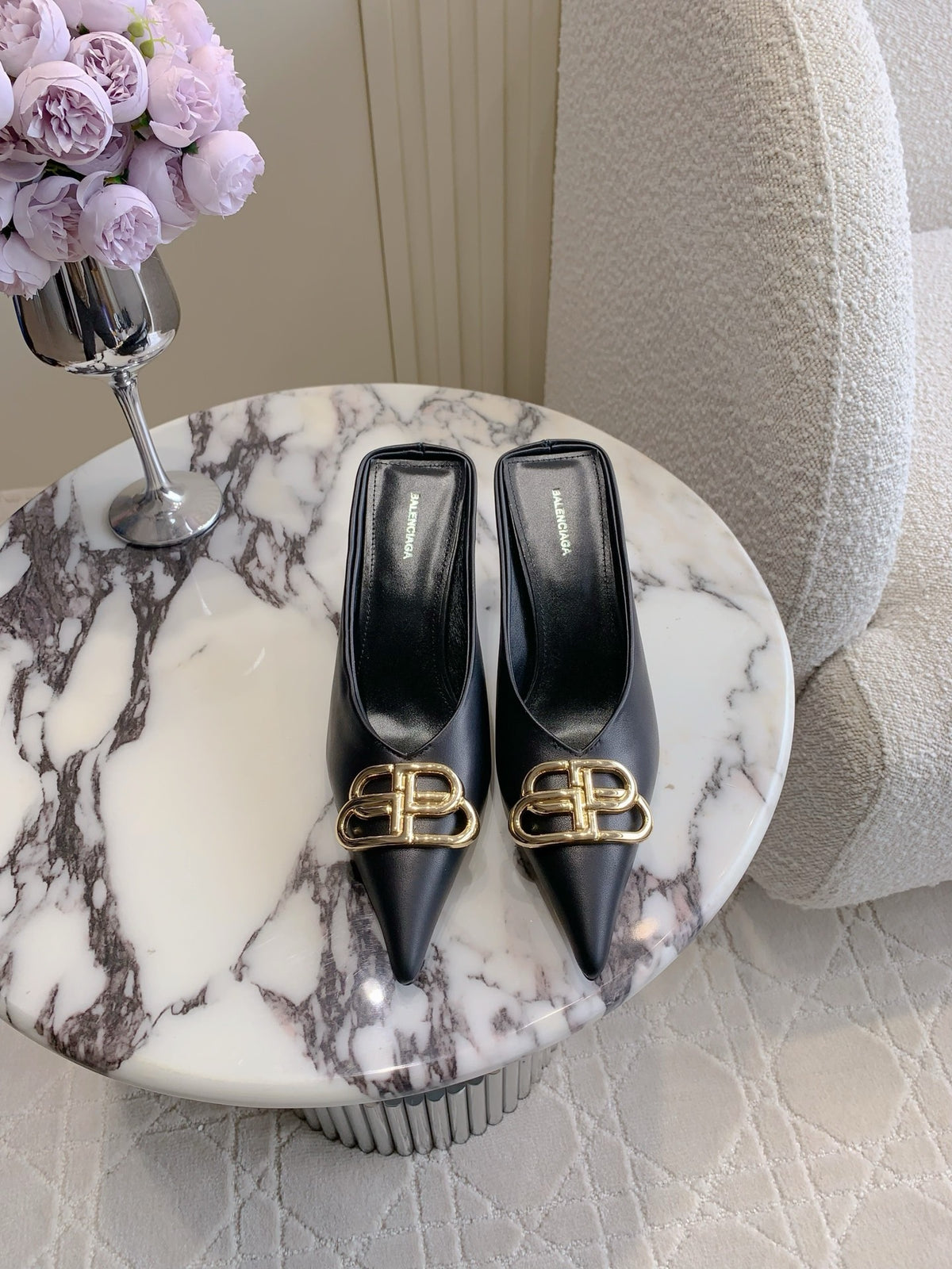 Balenciaga Black Slides EU 35-39 Edition 2
