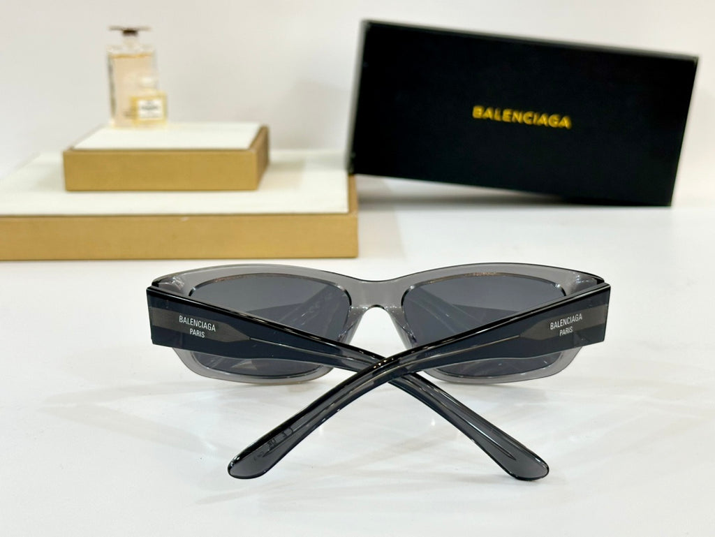 Balenciaga BB0368SK Black & Olive Green Designer Sunglasses 57-17-140 mm - detail image 8