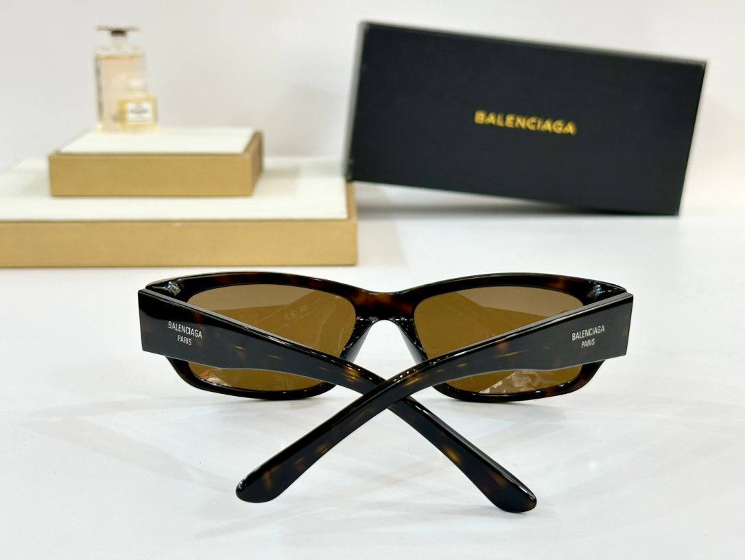 Balenciaga BB0368SK Black & Olive Green Designer Sunglasses 57-17-140 mm - detail image 7