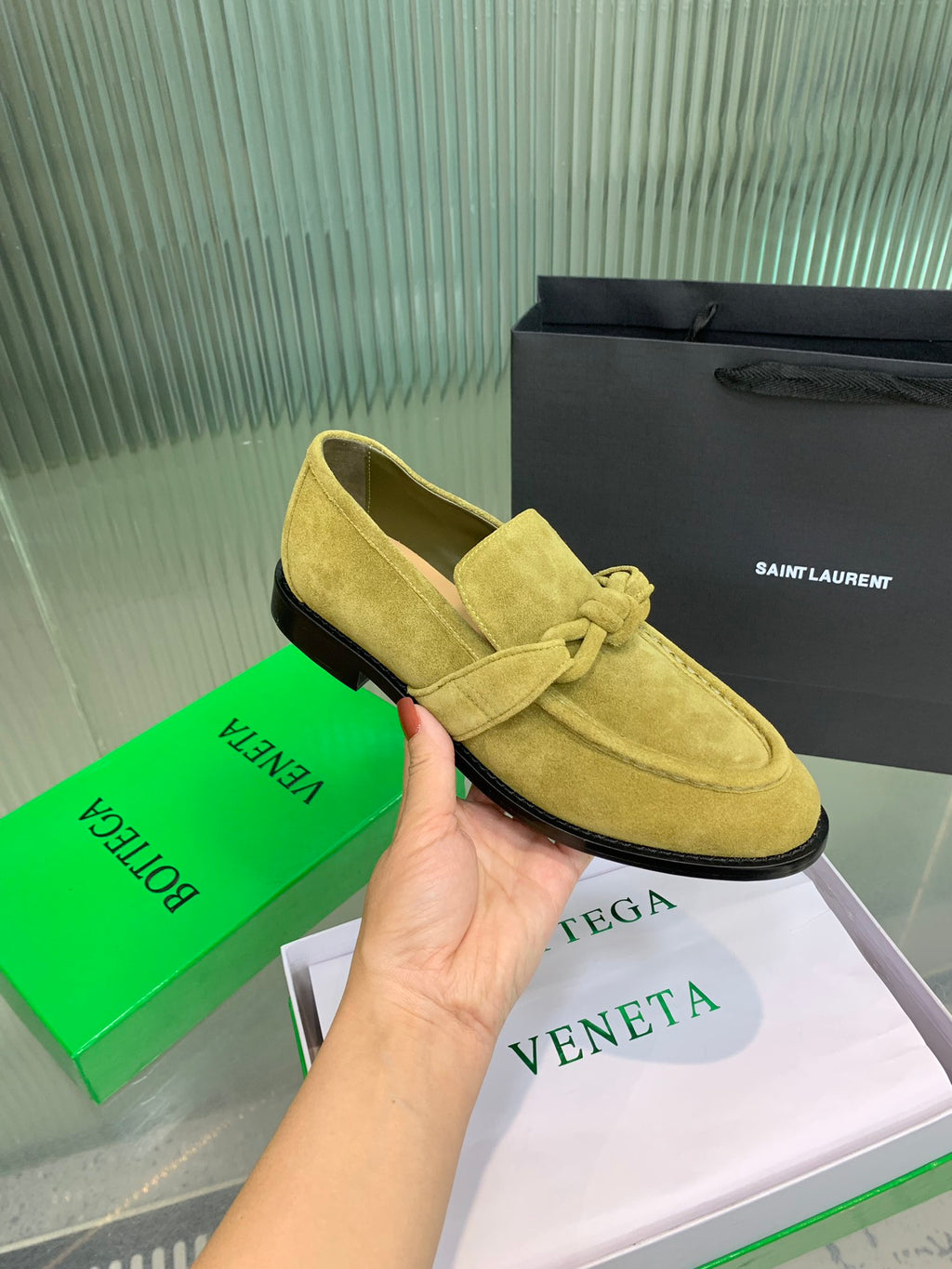 Bottega Veneta Black & Gold Designer Shoes EU 35-42 Edition 2 - detail image 5