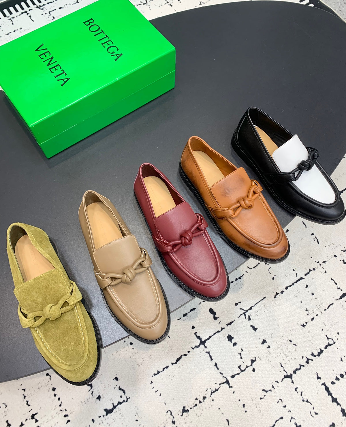 Bottega Veneta Orange & Green Designer Shoes EU 35-42 Edition 2