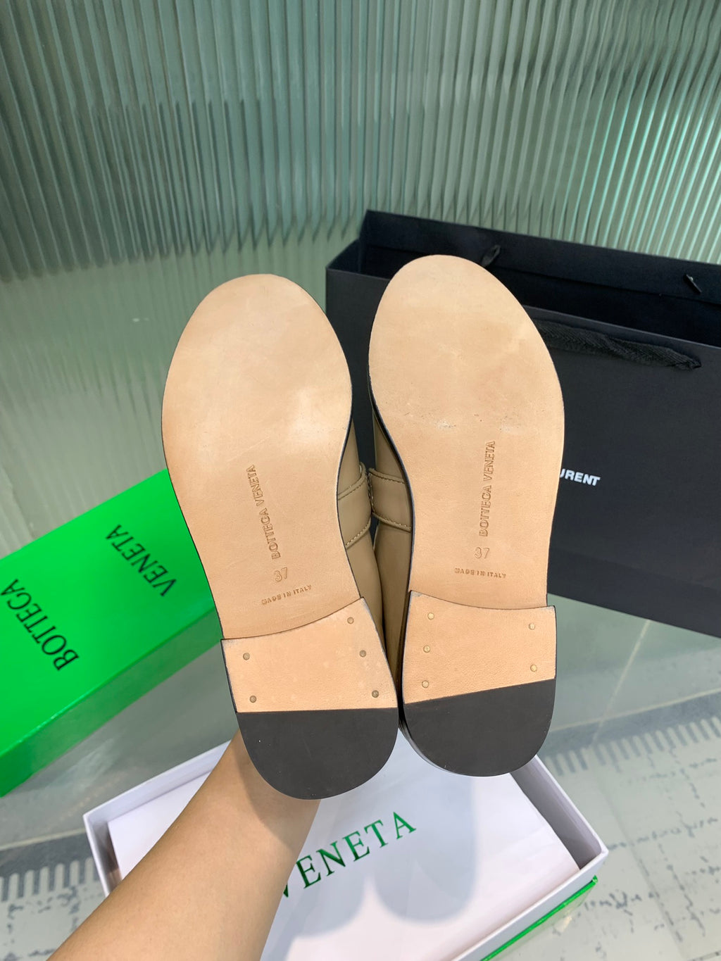 Bottega Veneta Black & Rose Gold Designer Shoes EU 35-42 Edition 4 - detail image 9