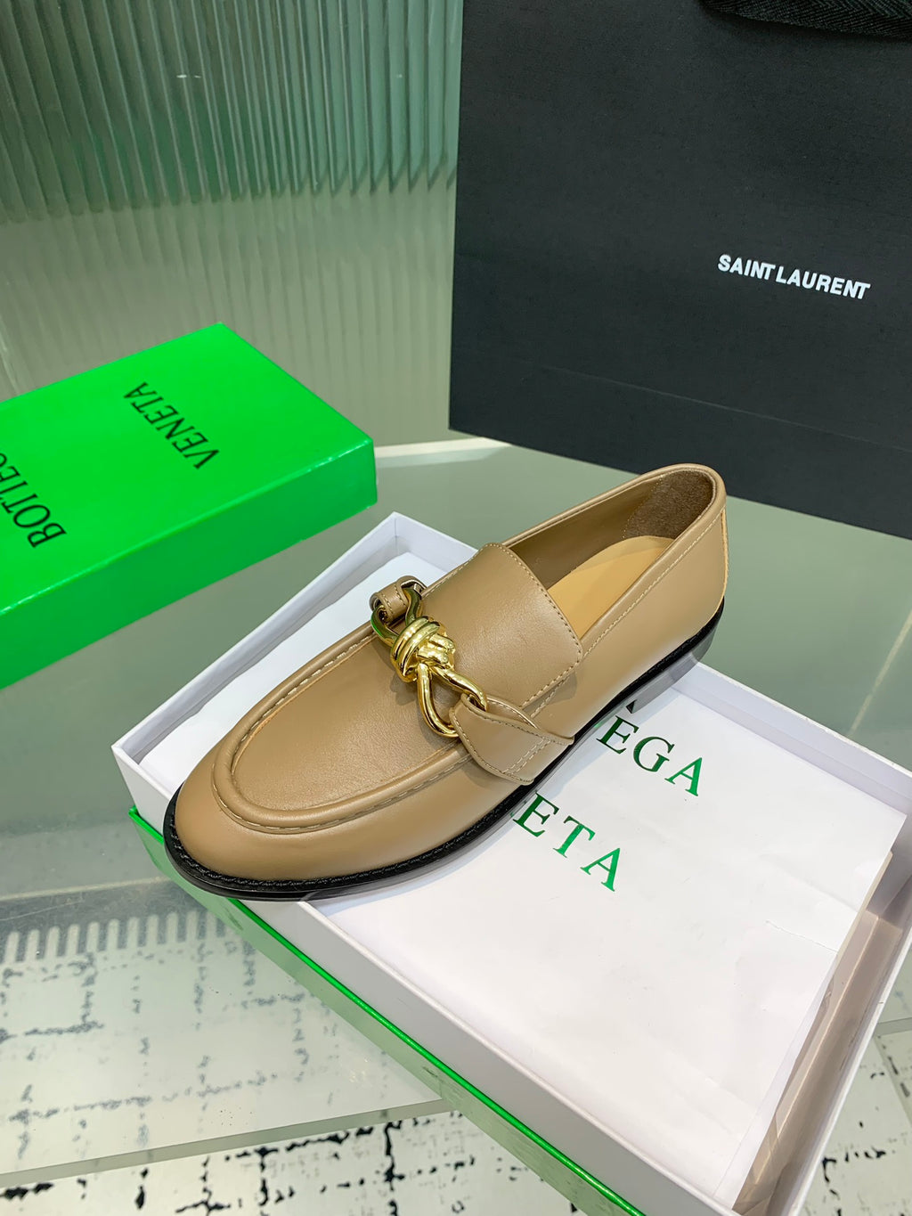 Bottega Veneta Black & Rose Gold Designer Shoes EU 35-42 Edition 4 - detail image 6