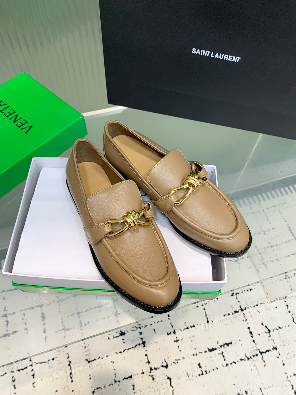Bottega Veneta Black & Rose Gold Designer Shoes EU 35-42 Edition 4 - detail image 2