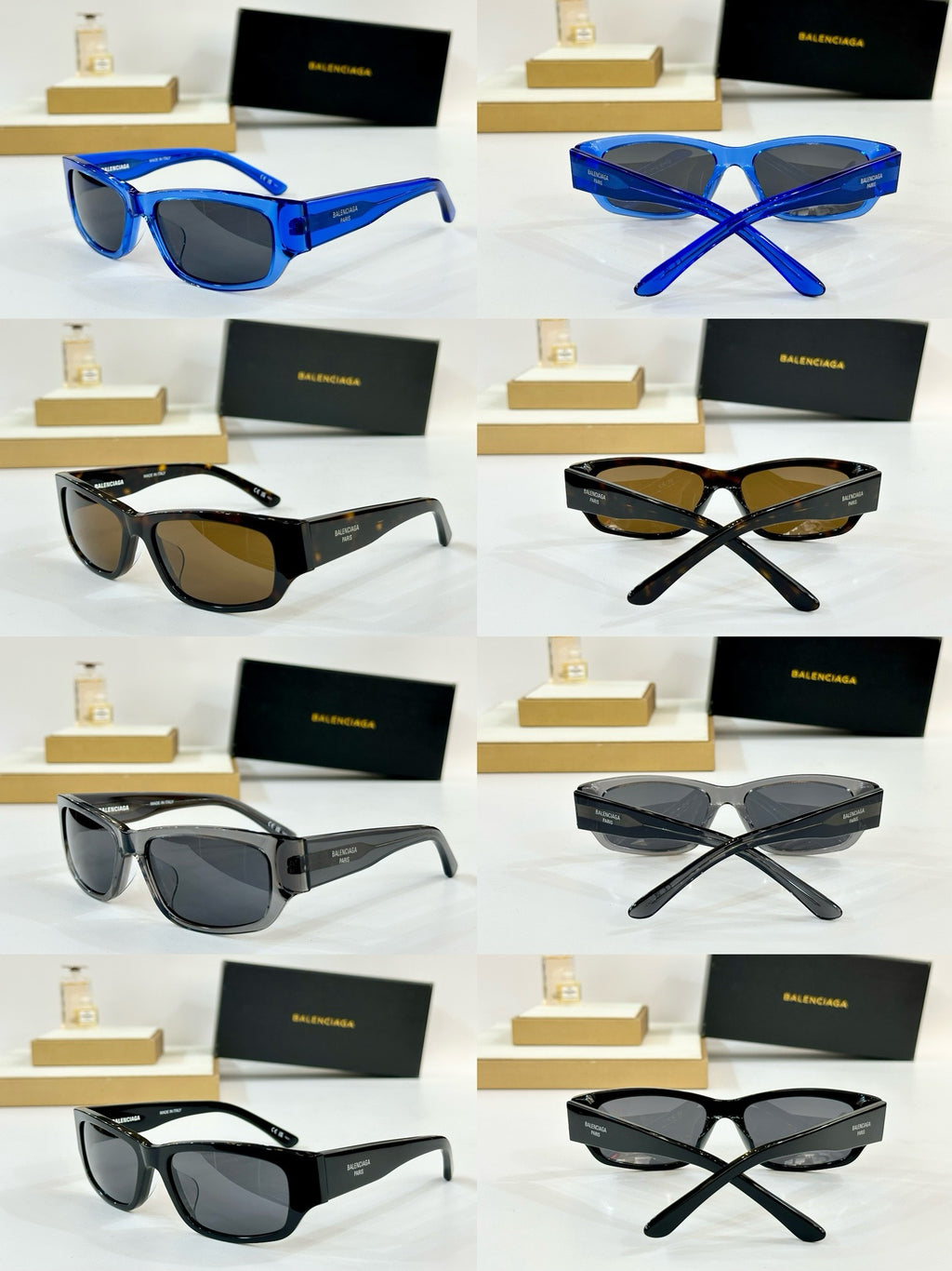 Balenciaga BB0368SK Black & Olive Green Designer Sunglasses 57-17-140 mm - detail image 9