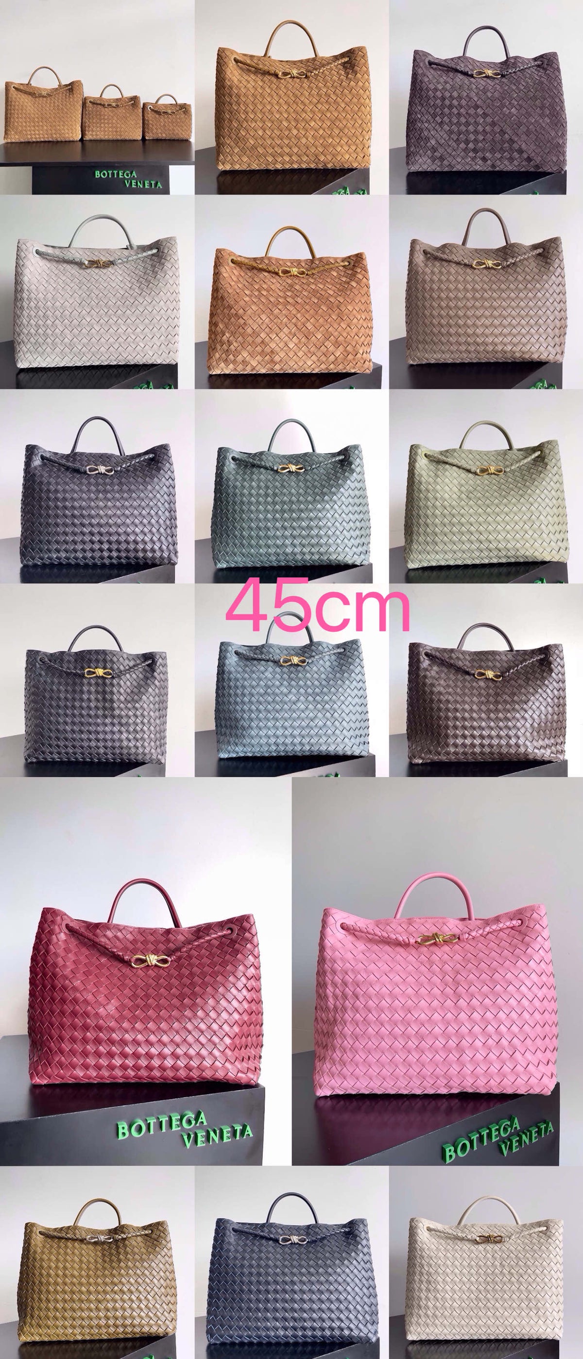 Bottega Veneta Silver Designer Handbag Edition 135