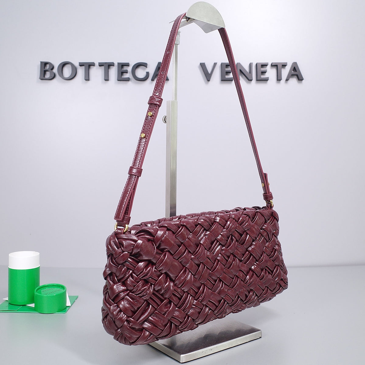 Bottega Veneta 785780 Purple & Red Designer Handbag - detail image 6